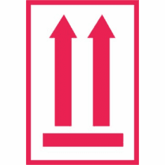 Up Arrows (2) with underline 6 x 4  500 Pack