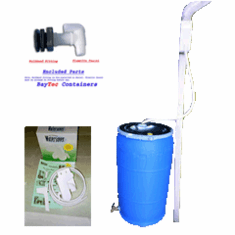 Used 35 Gal Open Head Rain Barrel Kit<strong><font color="#FF0000"> SOLD OUT Free Shipping</font></strong>