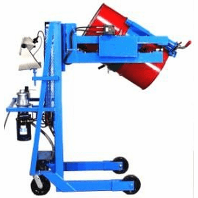 Vertical Lift Drum Pourer - Scale Equiped