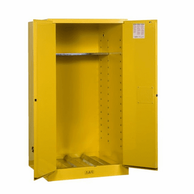 Vertical Storage Manual Justrite Drum Storage Cabinets 1-55 gal. | 65" H x 34" W x 34" D