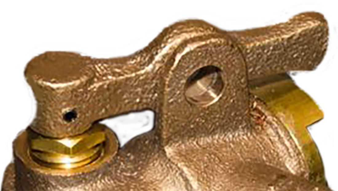 SelfClosing Solid Brass Drum Faucet 3/4 inch NPT Inlet with Viton Seals