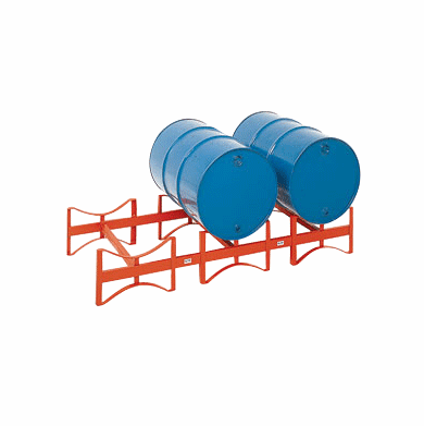 Welded 3-Drum - Portable Drum Racks Maximize Storage