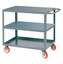 Welded Service Cart Flat Flush Shelf | 3 Shelves  18" x 24"