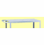 Welded Service Cart Flush/Flat Shelf |  2 Shelves  30" x 48"