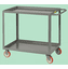 Welded Service Cart Shelf Lip Shelves  2 Shelves  18" x 24"