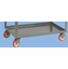 Welded Service Cart Shelf Lip Shelves  2 Shelves  24" x 36"