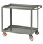 Welded Service Cart Shelf Lip Shelves  2 Shelves  30" x 48"
