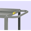 Welded Service Cart Shelf Lip Shelves  3 Shelves  24" x 36"