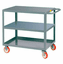 Welded Service Cart with 3 Flush Shelves  24" x 36"
