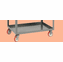 Welded Service Cart With Lip Shelves | 3 Shelves 18" x 24"