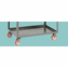 Welded Service Cart with Shelf Lip |  3 Shelves  30" x 48"