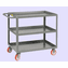 Welded Service Cart with Shelf Lip |  3 Shelves  30" x 48"
