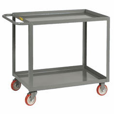 Welded Service Carts Shelves Lip Shelves  2 Shelves  24" x 48"
