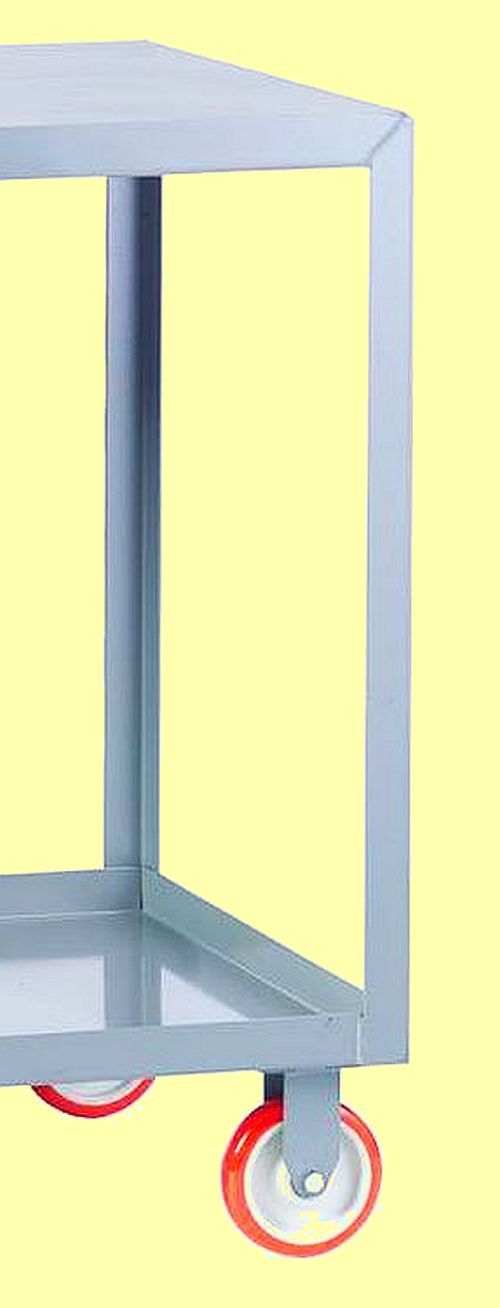 Welded Service Cart Flush/Flat Shelf 2 Shelves 30" x 48"