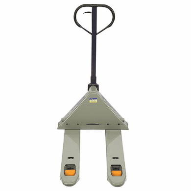 Wesco® Adjustable Fork Width Pallet Jack Truck 21 inch to 27 inch x 48" 5500 Lb.