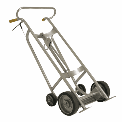 WESCO Aluminum Drum Truck <br>Moldon Rubber Tires With Brake