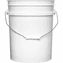 White 5 Gallon Buckets and Flat Lids  Food Grade Combo 3 Pack <Font color="red"> Special Combo Free Shipping</font>