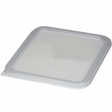 White Lid for 2, 4, 6, 8 qt  Rubbermaid Square Food Storage Containers -12 Pack