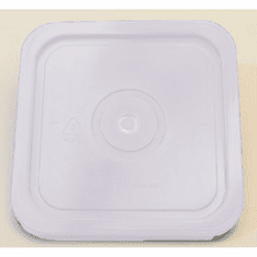 White Lid for 4-Gallon Square Plastic Buckets  18-Pack, No Gasket, FDA-Compliant <br><font color="#FF0000">Free Shipping</font>