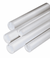 White Mailing Tubes | Cardboard Shipping & Storage Tubes