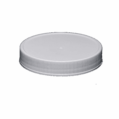 White Polypropylene Screw Caps - 63 mm | 24 Pack