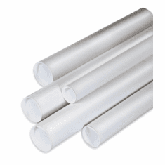 White Tubes 2" x 15", 50 Case Pack