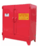 Heavy-Duty Safety Cabinets 135 Gallon 1 Doors 2 Shelves-red