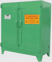 Heavy-Duty Safety Cabinets 20 Gallon 1 Doors 4 Shelves-green