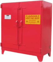 Heavy-Duty Safety Cabinets 20 Gallon 1 Doors 4 Shelves-red