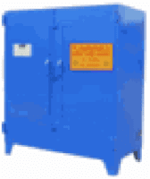 Heavy-Duty Safety Cabinets 40 Gallon 2 Doors 3 Shelves-blue