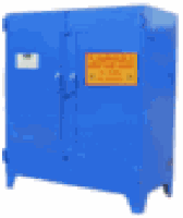 Heavy-Duty Safety Cabinets 90 Gallon 2 Doors 5 Shelves-blue