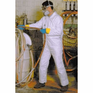X-Large Tyvek Protective Safety Coveralls | Spunbonded Tyvek&#174; olefin fiber  | 25 Case Pack