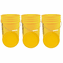 Yellow 5 Gallon Buckets and Flat Lids Food Grade Combo 3 Pack <Font color="red"> Special Combo Free Shipping</font>