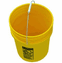 Yellow 5 Gallon Buckets and Spout Lids  Food Grade Combo 6 Pack <Font color="red"> Special Combo Free Shipping</font>
