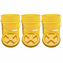 Yellow 5 Gallon Plastic  Buckets and Gamma Seal Lids  Food Grade Combo 3 Pack <Font color="red"> Special Combo Free Shipping</font>