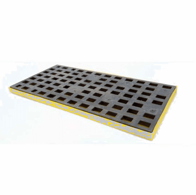 Yellow Low Boy Spill Deck 2-drum deck 9 Gallon Sump