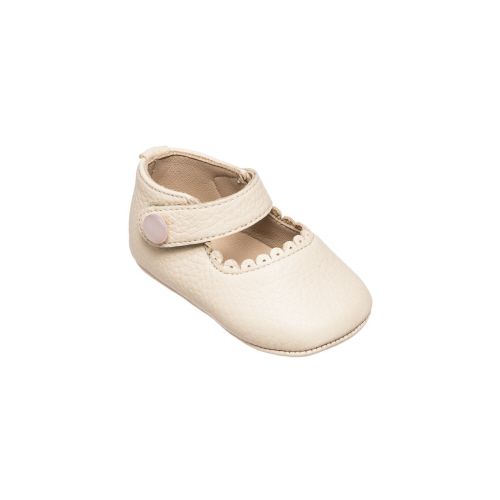 Elephantito Baby Shoes Girls Mary Janes Cream
