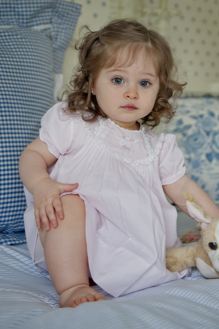 Feltman Brothers Baby Girls Dress with Lace Details Pink