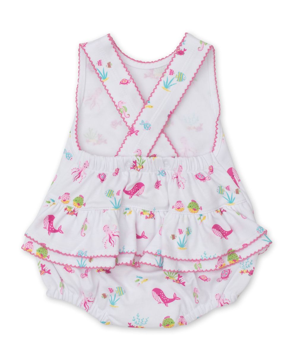 Kissy Kissy Baby Girls Pink Deep Sea Divers Ruffle Bubble