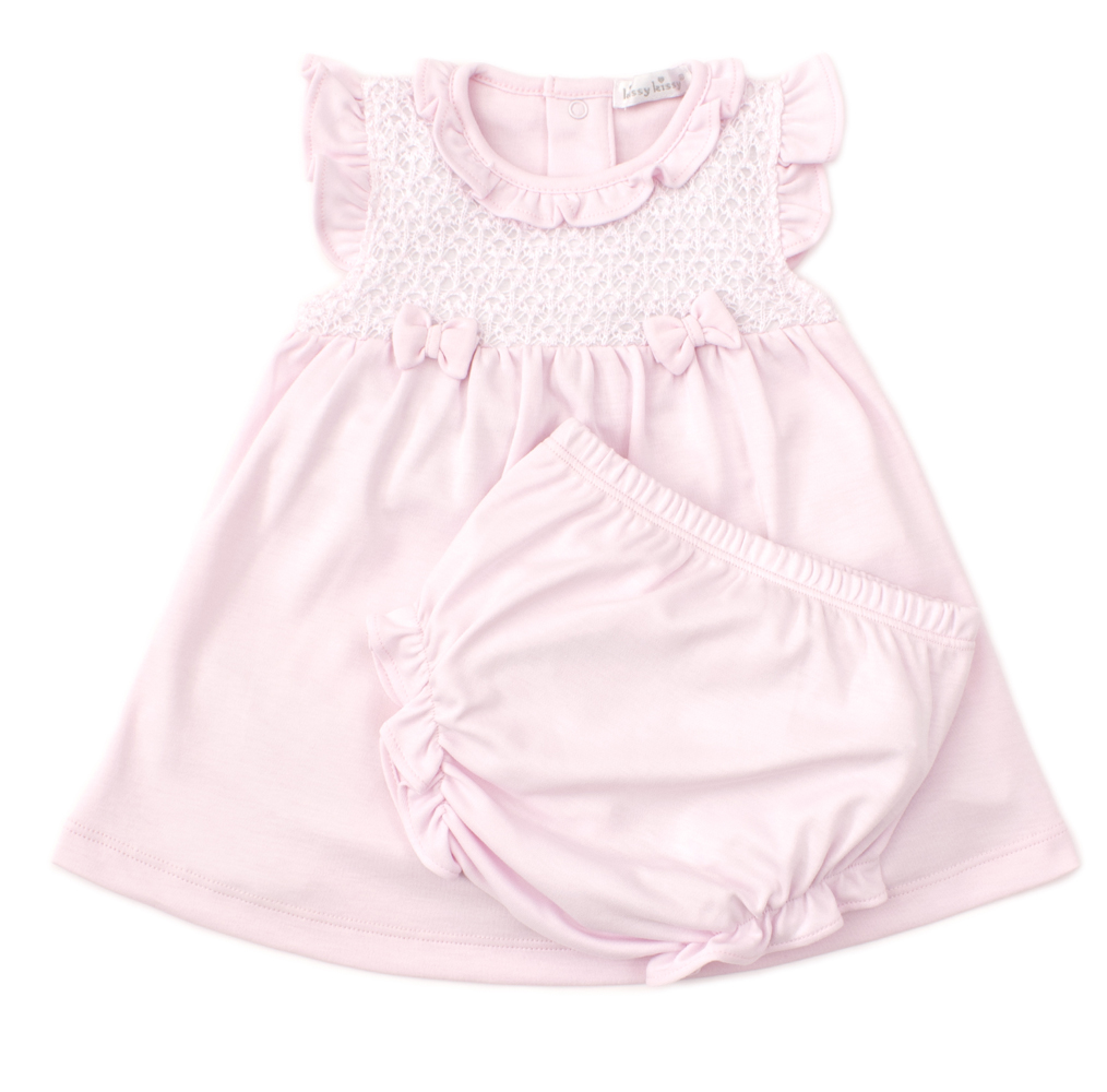 Kissy Kissy Baby Girls Pink Touch of Elegance Dress Set