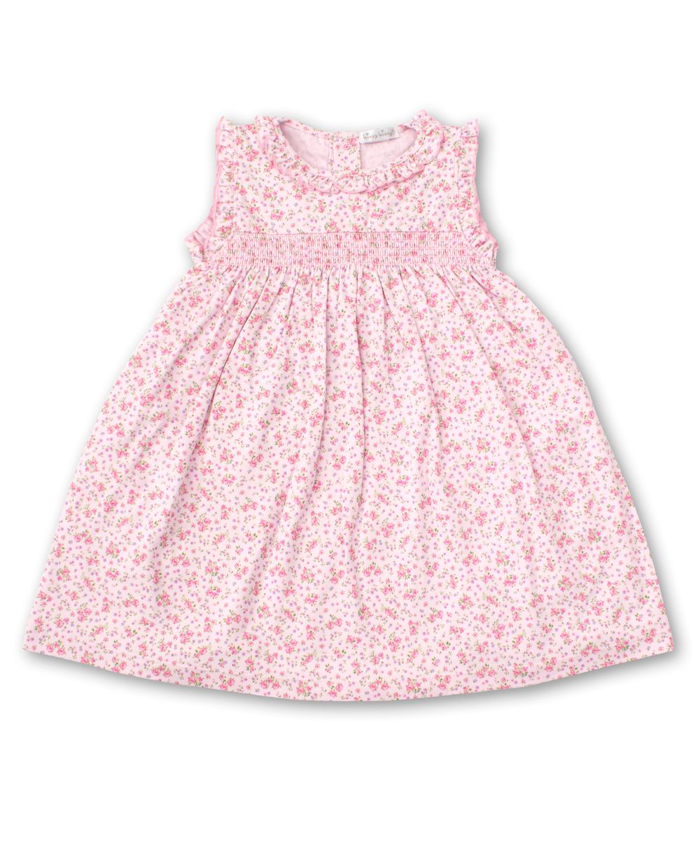 Kissy Kissy Toddler Girls Dusty Rose Pink Floral Smocked Dress