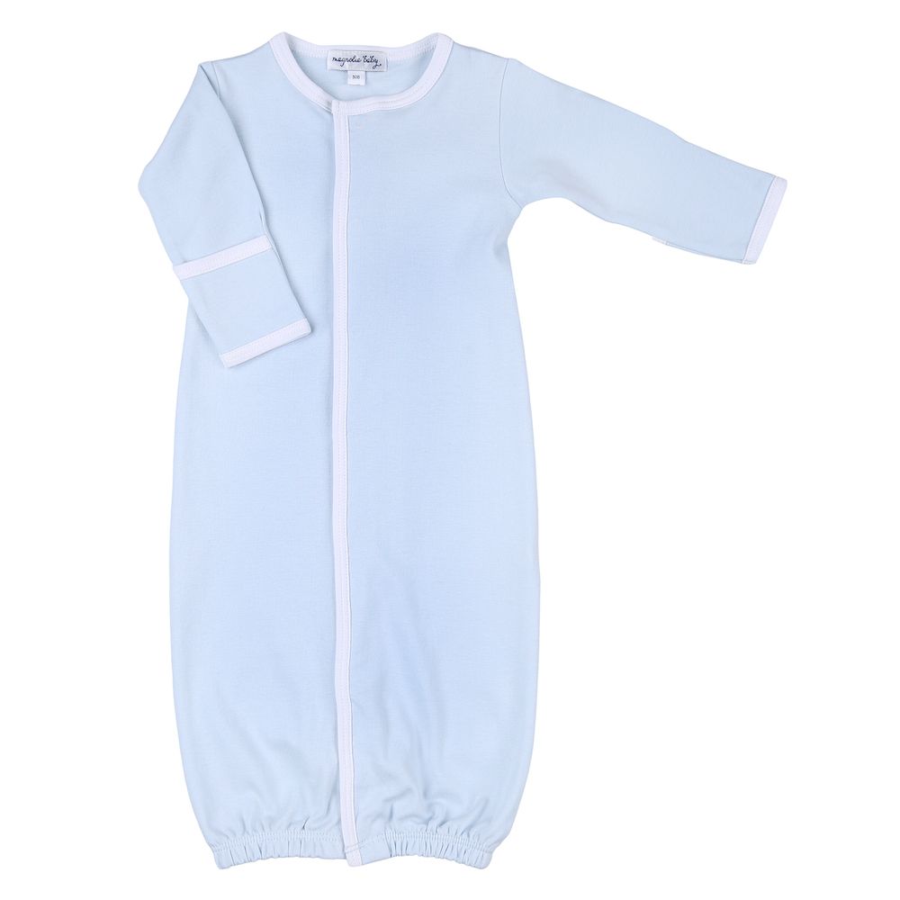 Magnolia Baby Boys Light Blue Simply Solids Converter Gown