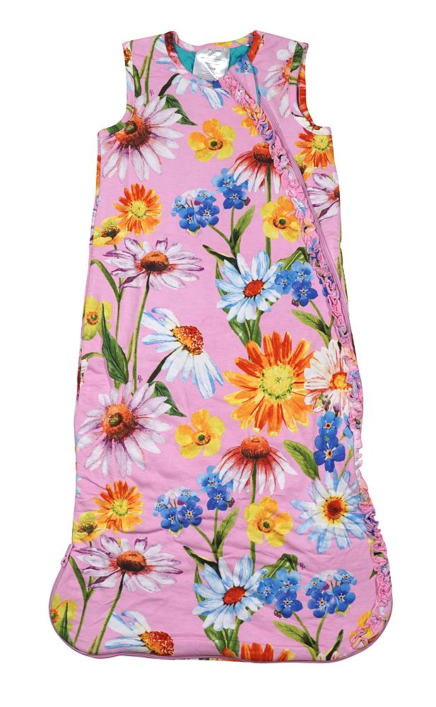 Posh Peanut Baby Girls Sleep Sack Hot Pink Kayleigh Floral