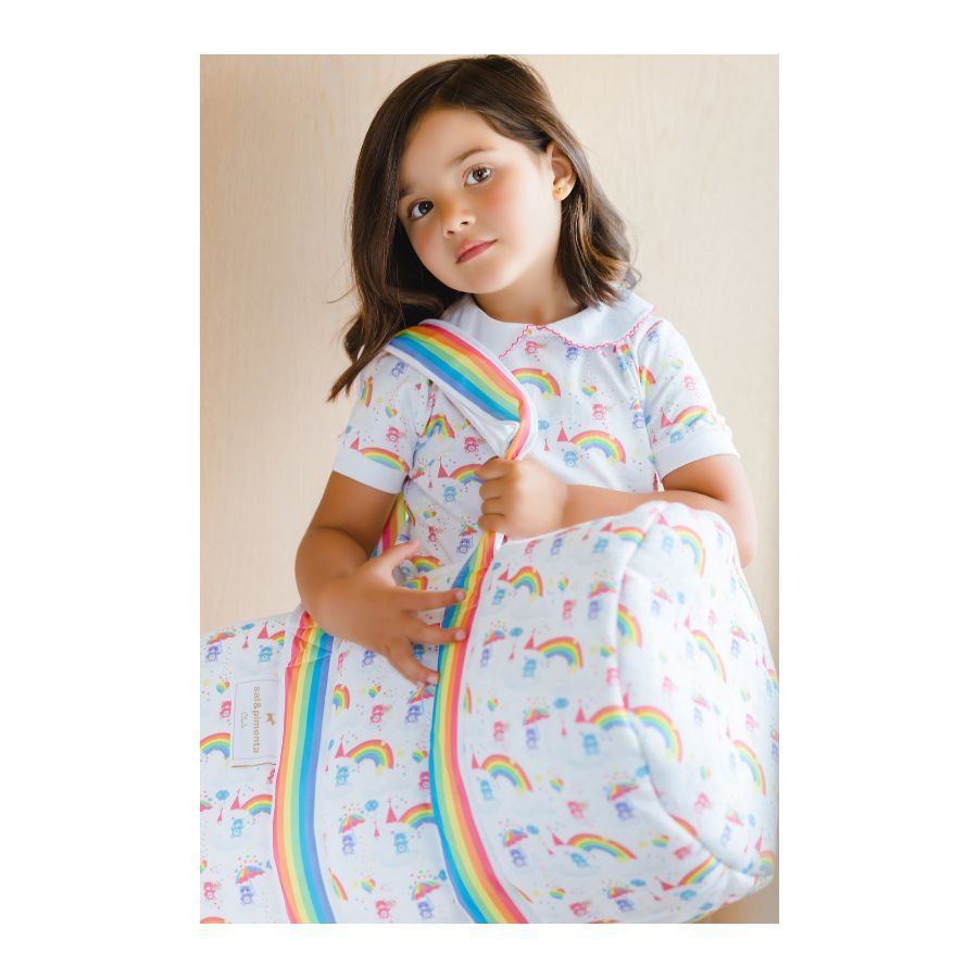 Sal & Pimenta Weekend Duffel Bag Life on a Rainbow