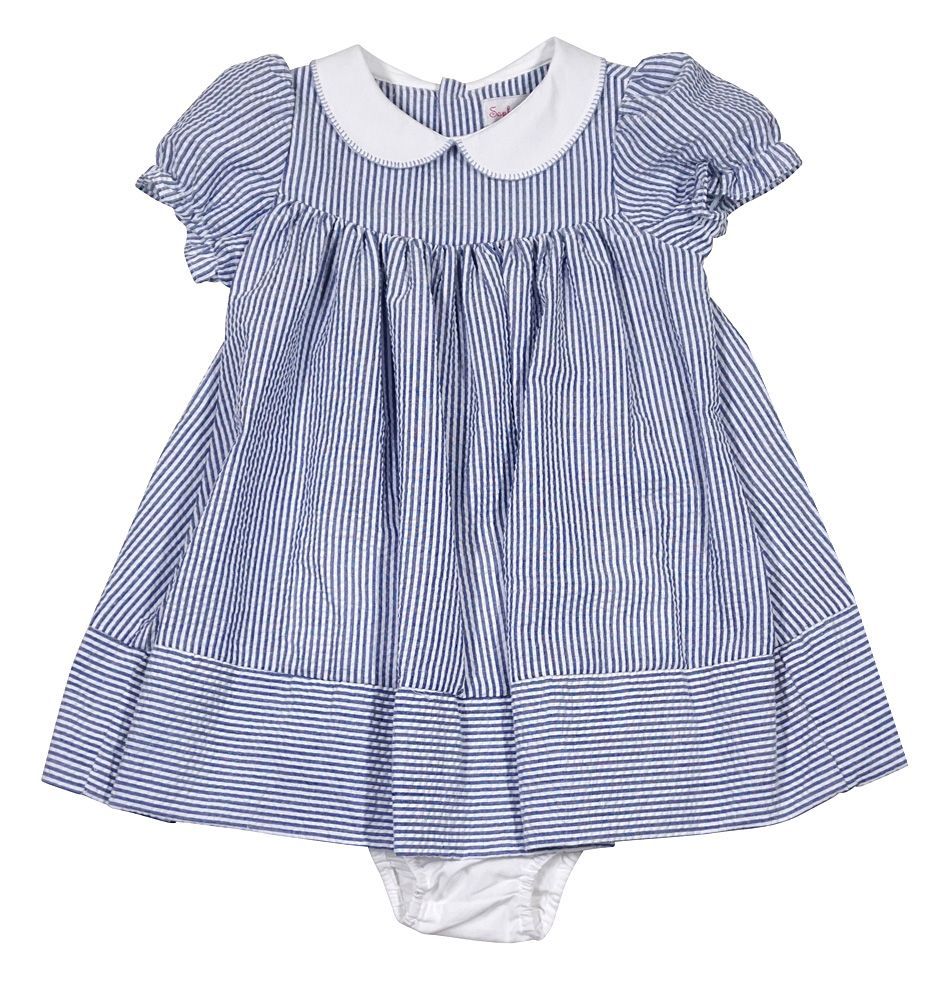 seersucker baby dress