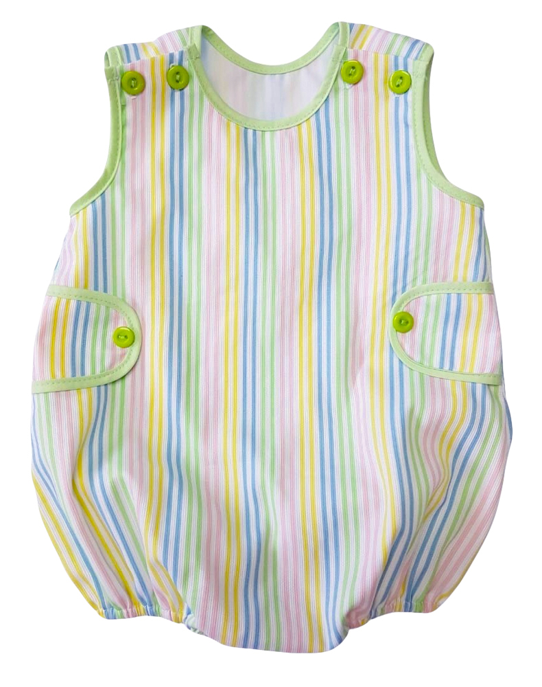 The Best Dressed Child Baby Boys Bubble Pastel Stripes