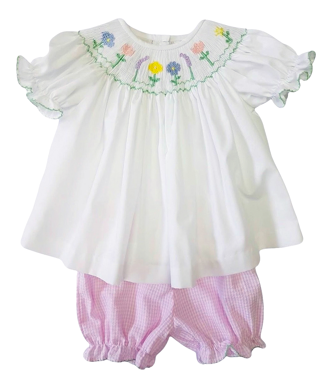 The Best Dressed Child Baby / Toddler Girls Bloomers Set Pink