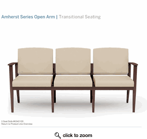 Amherst 3 Seat Sofa Transitional Seating