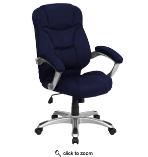 High Back Microfiber Contemporary Executive Ergonomic Chair