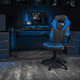 X10 Gaming/Task Ergonomic Adjustable Swivel Chair with Flip Up Arms